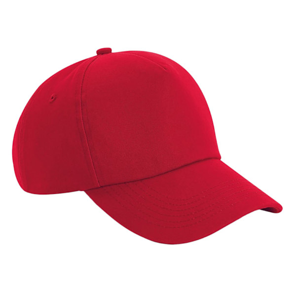 Beechfield Authentic 5 Panel Keps One Size Klassisk Röd Classic Red One Size