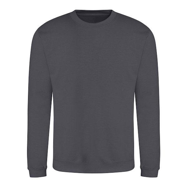 Awdis Herr Crew Neck Sweatshirt XL Hajgrå Shark Grey XL