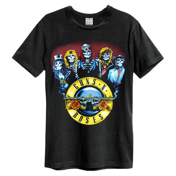 Guns N Roses Unisex Vuxen Skelett Trumma Guns N Roses T-Shirt 3X Black 3XL