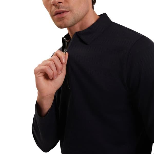 Ted Baker Herr Half Zip Casual Cardigan S Marinblå Navy S