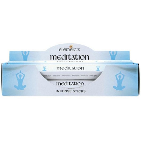 Elements Meditation Rökelsestickor (Låda med 6 paket) En Storlek Ljusblå Light Blue One Size