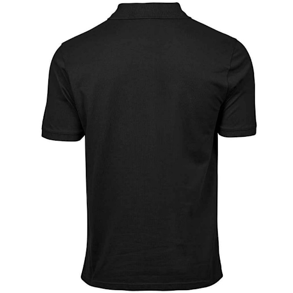 Tee Jays Herr Bomull Pique Poloshirt M Svart Black M