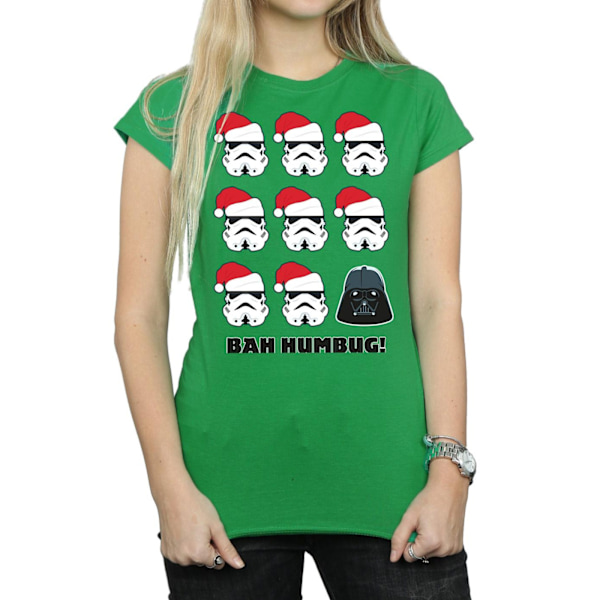 Star Wars Dam/Damer Jul Humbug Bomull T-shirt L Irländsk Irish Green L