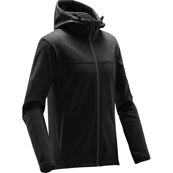 Stormtech Orbiter Softshell Hoodie för män 4XL Svart/Dolphin Black/Dolphin 4XL