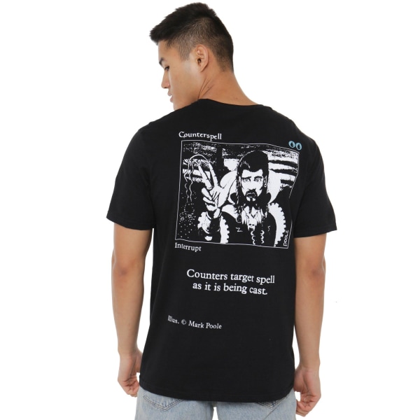 Magic The Gathering Mens Counterspell T-shirt L Svart Black L
