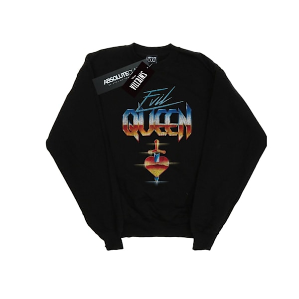 Disney Pojkar Evil Queen Hjärta Sweatshirt 7-8 År Svart Black 7-8 Years