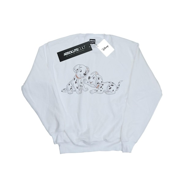 Disney Girls 101 Dalmatiner Vattenfärg Vänner Sweatshirt 12-1 White 12-13 Years