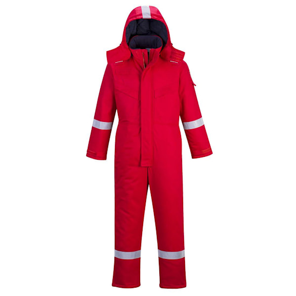 Portwest Unisex Vuxen Flamresistent Antistatisk Vinteroverall Red L R