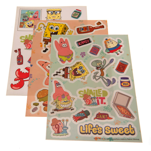 SpongeBob SquarePants Tech Stickers (55-pack) En Storlek Flerfärgad Multicoloured One Size