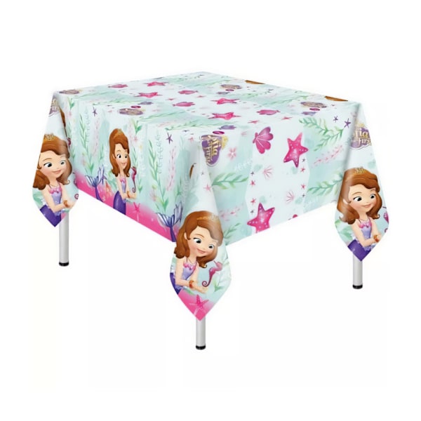 Sofia The First Plast Party Bordsduk En Storlek Flerfärgad Multicoloured One Size