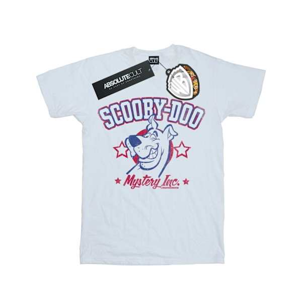 Scooby Doo Dam/Damer Collegiate Mystery Inc Bomull Pojkvän White 4XL