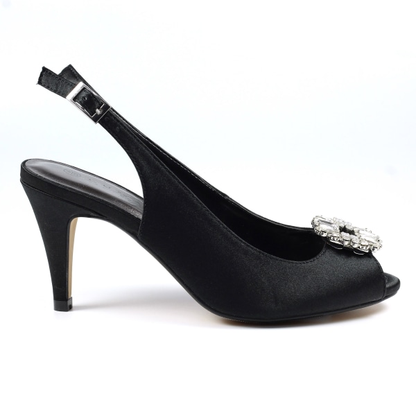 Lunar Womens/Ladies Venedig Sling Back Sandals 5 UK Black Black 5 UK