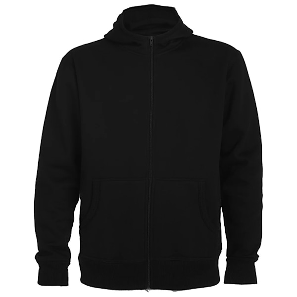 Roly Unisex Vuxen Montblanc Full Zip Hoodie XL Solid Black Solid Black XL