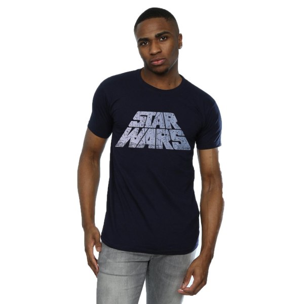 Star Wars Herr Silver Logo T-Shirt L Deep Navy Deep Navy L