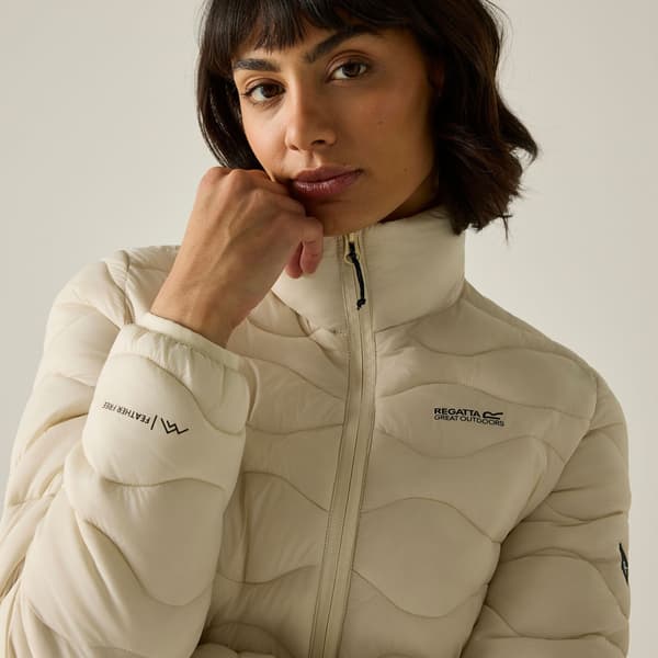Regatta Dam Hydi Isolerad Vadderad Jacka 26 UK Ljus Light Vanilla 26 UK