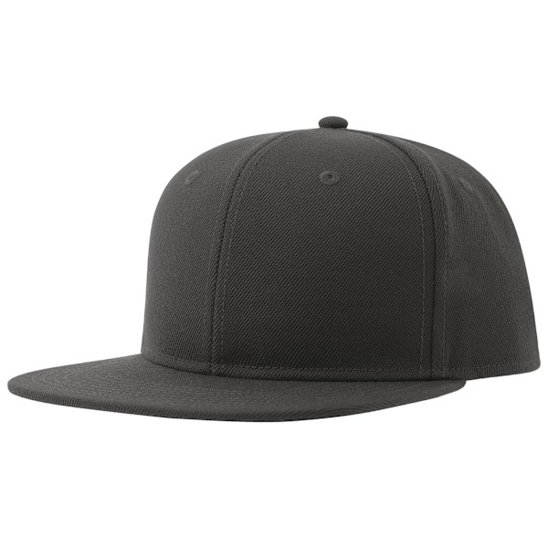 Atlantis Unisex Vuxen 6 Panel Hållbar Plat Skärm Basebollkeps Dark Grey One Size