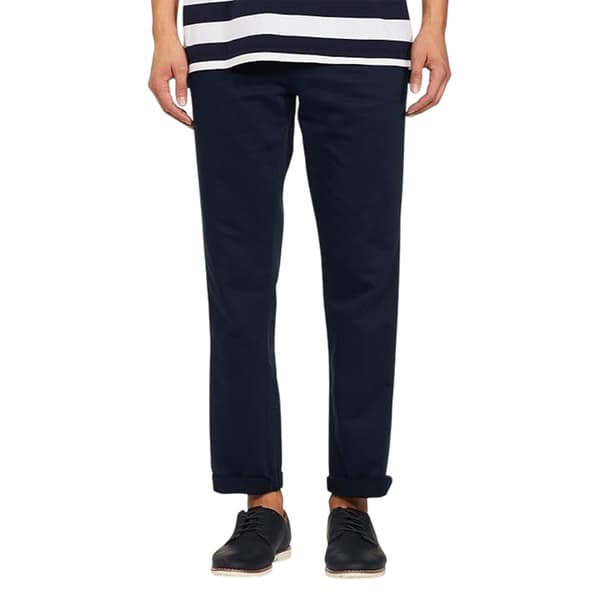 Howick Herr Chino Regular Byxor 34S Marinblå Navy 34S