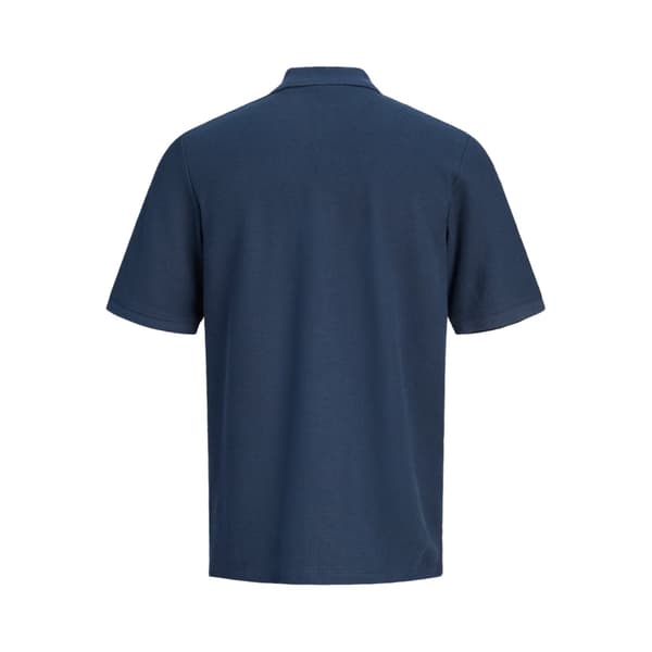 Jack And Jones Herr Half Zip Plus Pikétröja 5XL Marinblå Navy Blazer 5XL