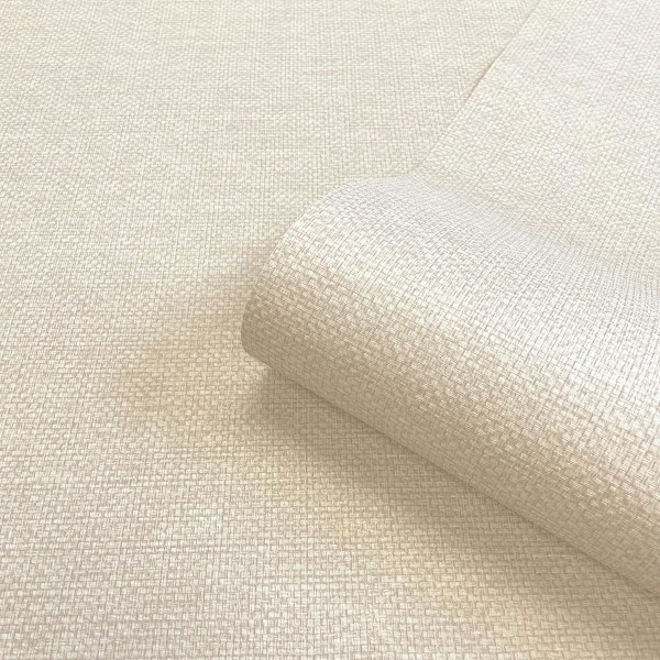 Belgravia Palm Textured Wallpaper One Size Cream Cream One Size