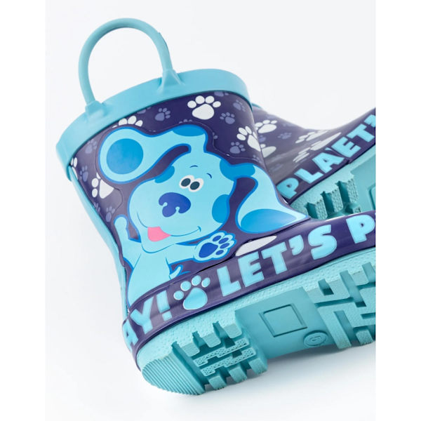 Blue's Clues & You! Barn/Kids Tassavtryck Gummistövlar 1 Navy/Blue 10 UK Child