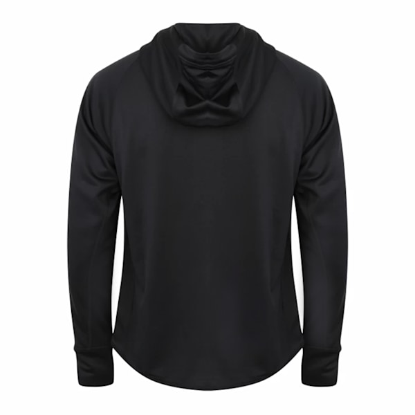 Tombo Teamsport Unisex Lätt Löparhoodie Med Reflextejp Black S