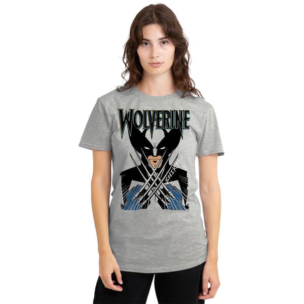 X-Men Dam/Dam Action Wolverine Heather T-Shirt M Athletic Athletic M