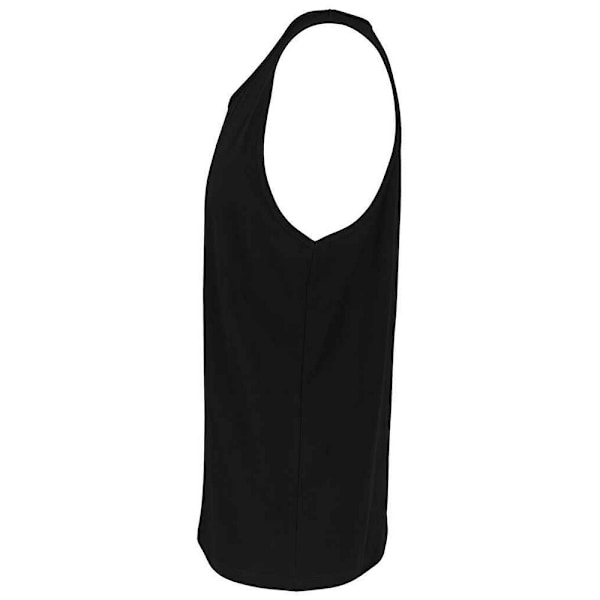 SOLS Unisex Crusader ekologisk bomullstanktopp XL Deep Black Deep Black XL