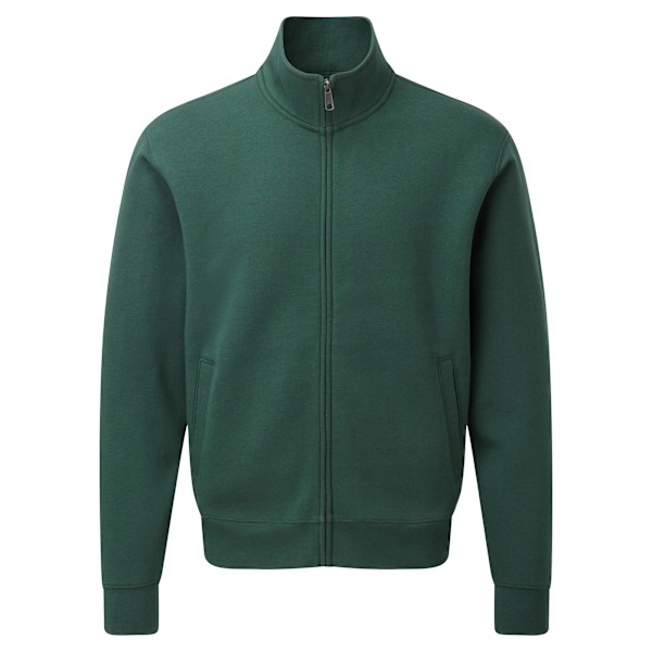 Russell Herr Authentic Full Zip Jacka XS Flaskgön Bottle Green XS