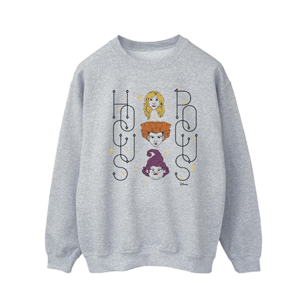 Disney Hocus Pocus Faces Sweatshirt M Sports Grey för män Sports Grey M