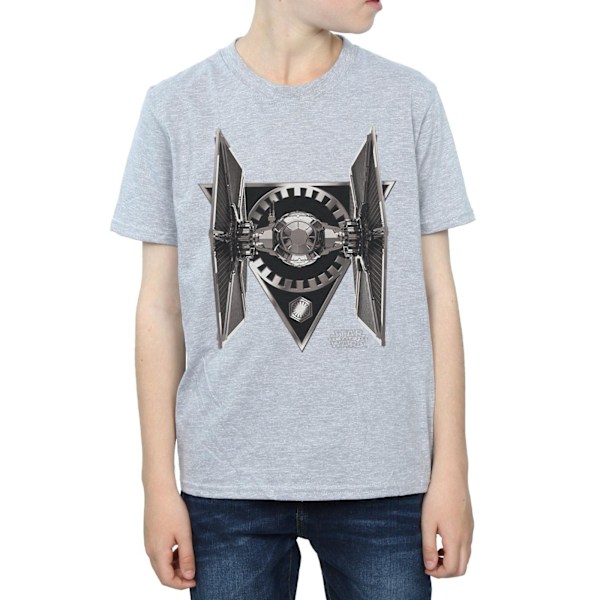 Star Wars Boys The Last Jedi TIE Fighter T-shirt 12-13 år Sp Sports Grey 12-13 Years