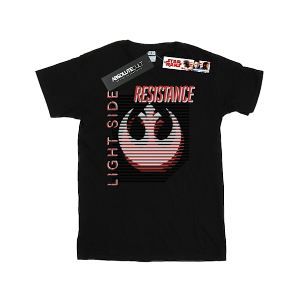 Star Wars The Last Jedi Light Side T-shirt för män, M, svart Black M