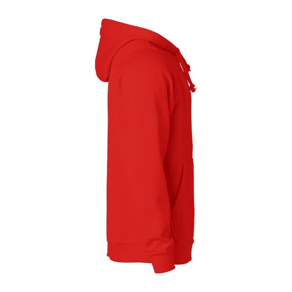 Clique Unisex Basic Hoodie L Röd Red L