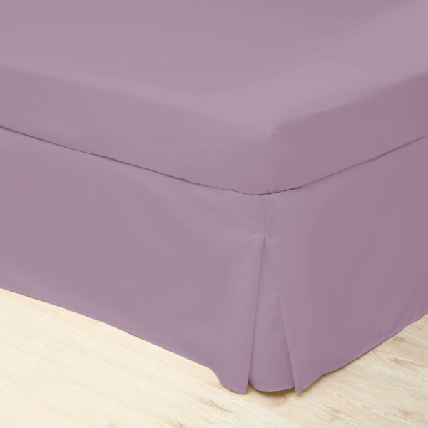 Belledorm Easycare Percale Platform Valance Single Misty Rose Misty Rose Single