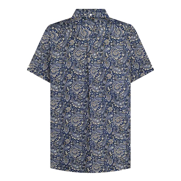 Lambretta Herr SS25 Paisley Skjorta S Marinblå Navy S