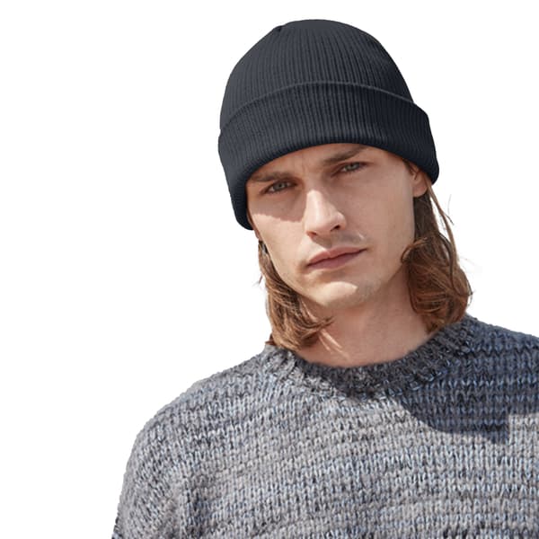 Beechfield Ekologisk Bomulls Mössa En Storlek Grafitgrå Graphite Grey One Size
