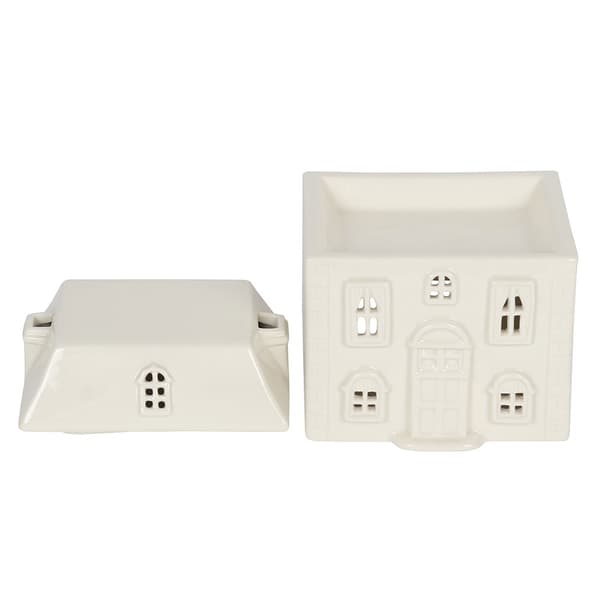 Something Different Keramisk Hus Oljebrännare One Size Vit White One Size
