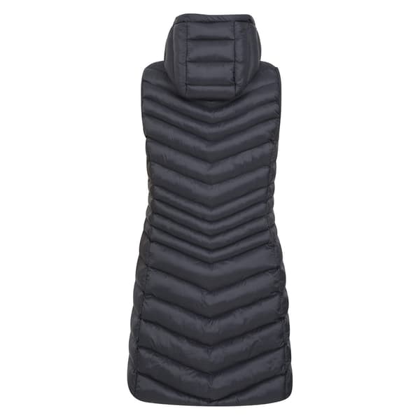 Mountain Warehouse Florence Vadderad Lång Gilet Dam 10 Black 10 UK