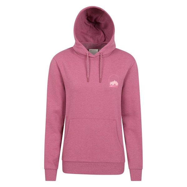 Mountain Warehouse Damtröja med bergmotiv för kvinnor/damer 1 Pink 18 UK