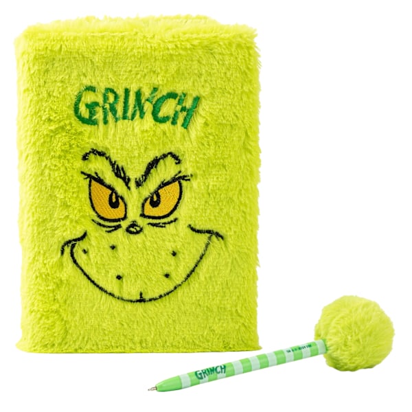 The Grinch Karaktär Ansikte Skrivset En Storlek Grön Green One Size