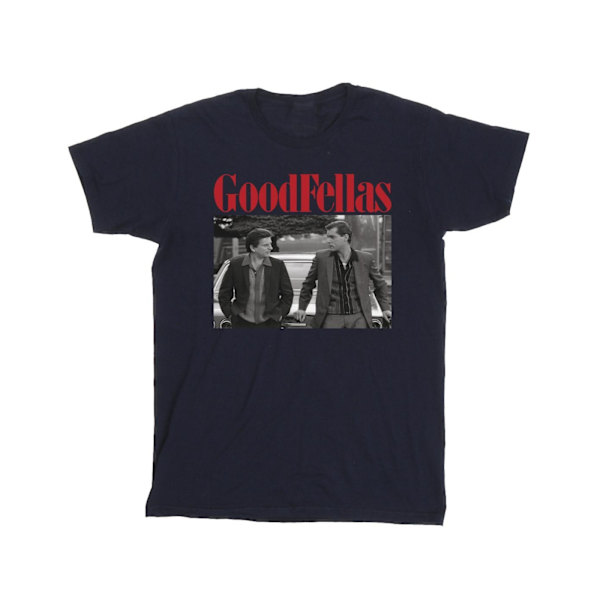 Goodfellas Herr T-shirt Två Svart 3XL Marinblå Navy Blue 3XL