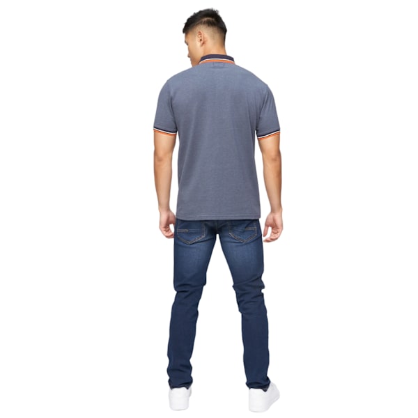 Crosshatch Britmane Poloskjorta M Denim Blå Denim Blue M