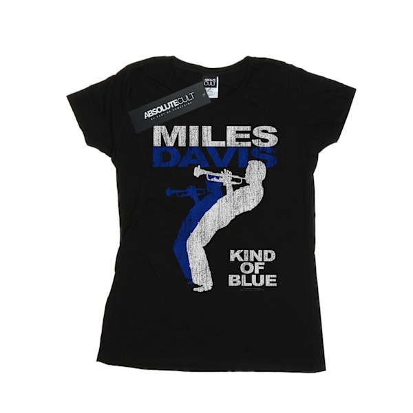 Miles Davis Dam/Damer Kind Of Blue Distressed Bomull T-Shir Black L