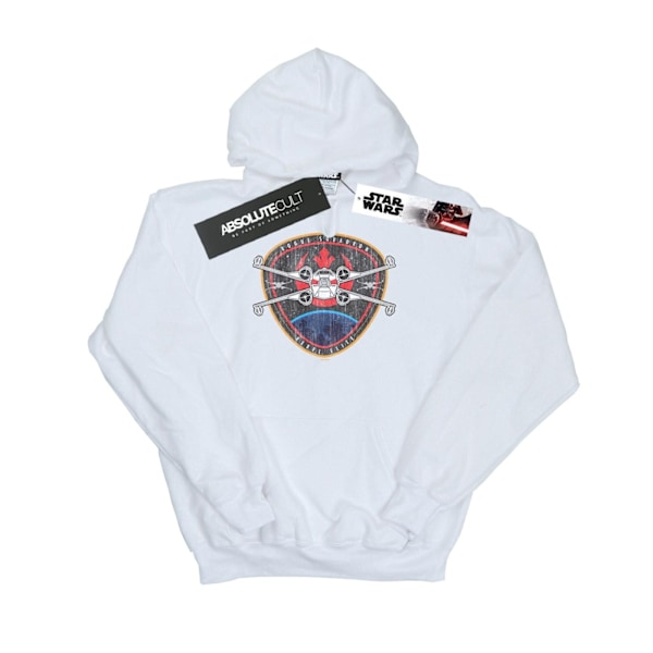 Star Wars Rebel Elite Badge Hoodie 3XL Vit White 3XL