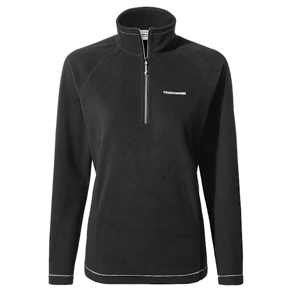 Craghoppers Dam/Kvinnor Miska VI Halv Zip Fleece 8 UK Svart Black 8 UK