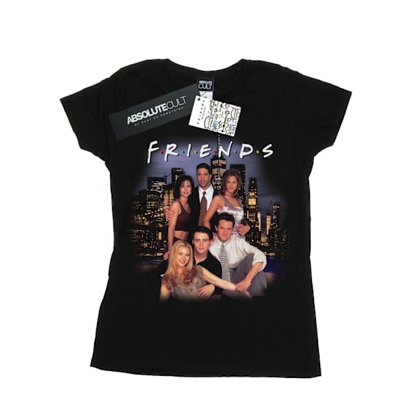 Friends Dam/Damer Homage Gruppfoto Bomull T-shirt S Svart Black S