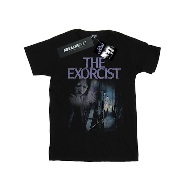 The Exorcist Mens Distressed Steps T-Shirt XL Svart Black XL