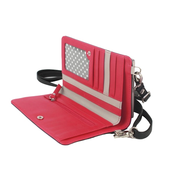 Eastern Counties Leather Ada Läderhandväska En Storlek Röd/Elfenben Red/Ivory One Size