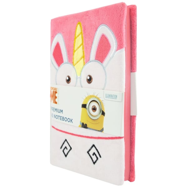 Despicable Me Unicorn Fluffy A5 Notebook One Size Rosa/Vit Pink/White One Size