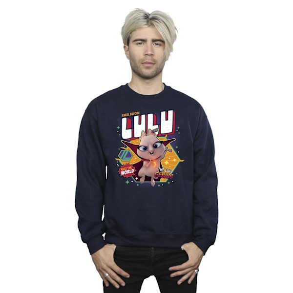 DC Comics Herr DC League Of Super-Pets Lulu Evil Genius Sweatshirt Navy Blue 5XL
