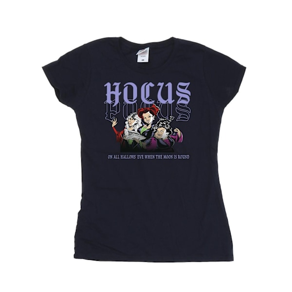 Disney Dam/Kvinnor Hocus Pocus Hallows Eve Bomull T-shirt M N Navy Blue M